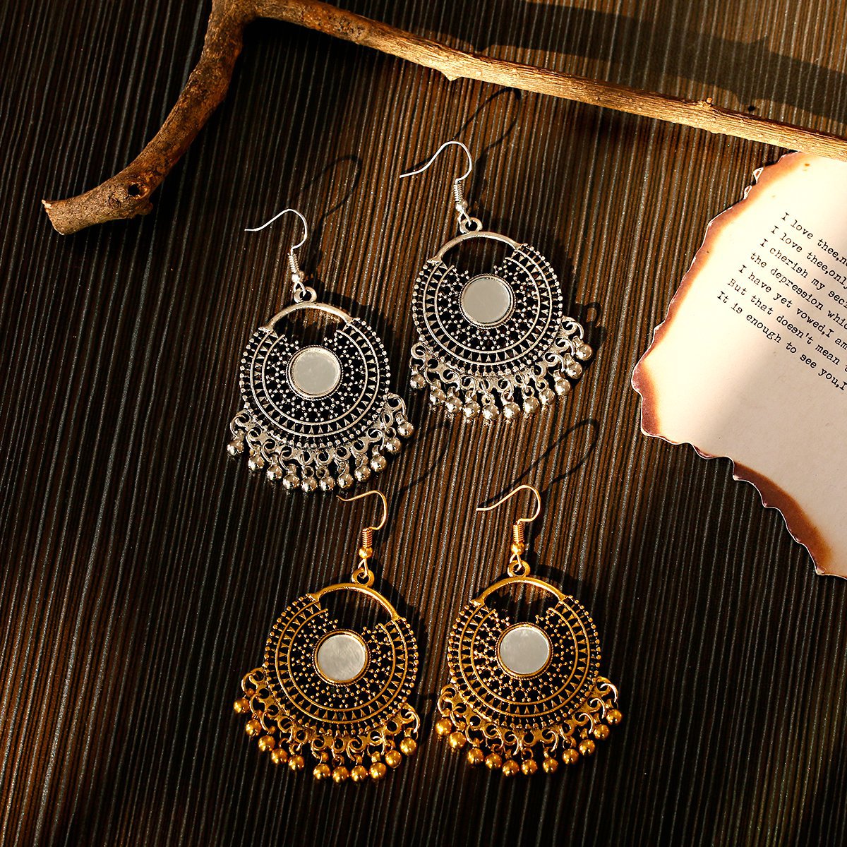 Street Fashion India - New small water drop fringed earrings,