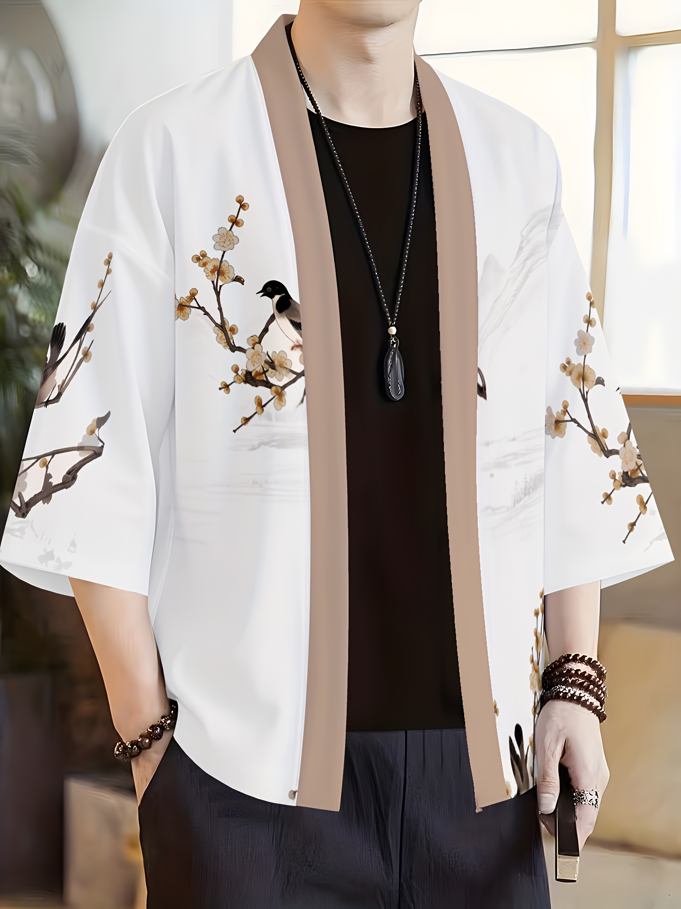 Street Fashion Kimono - 2026 Summer New Men's Kimono 3D