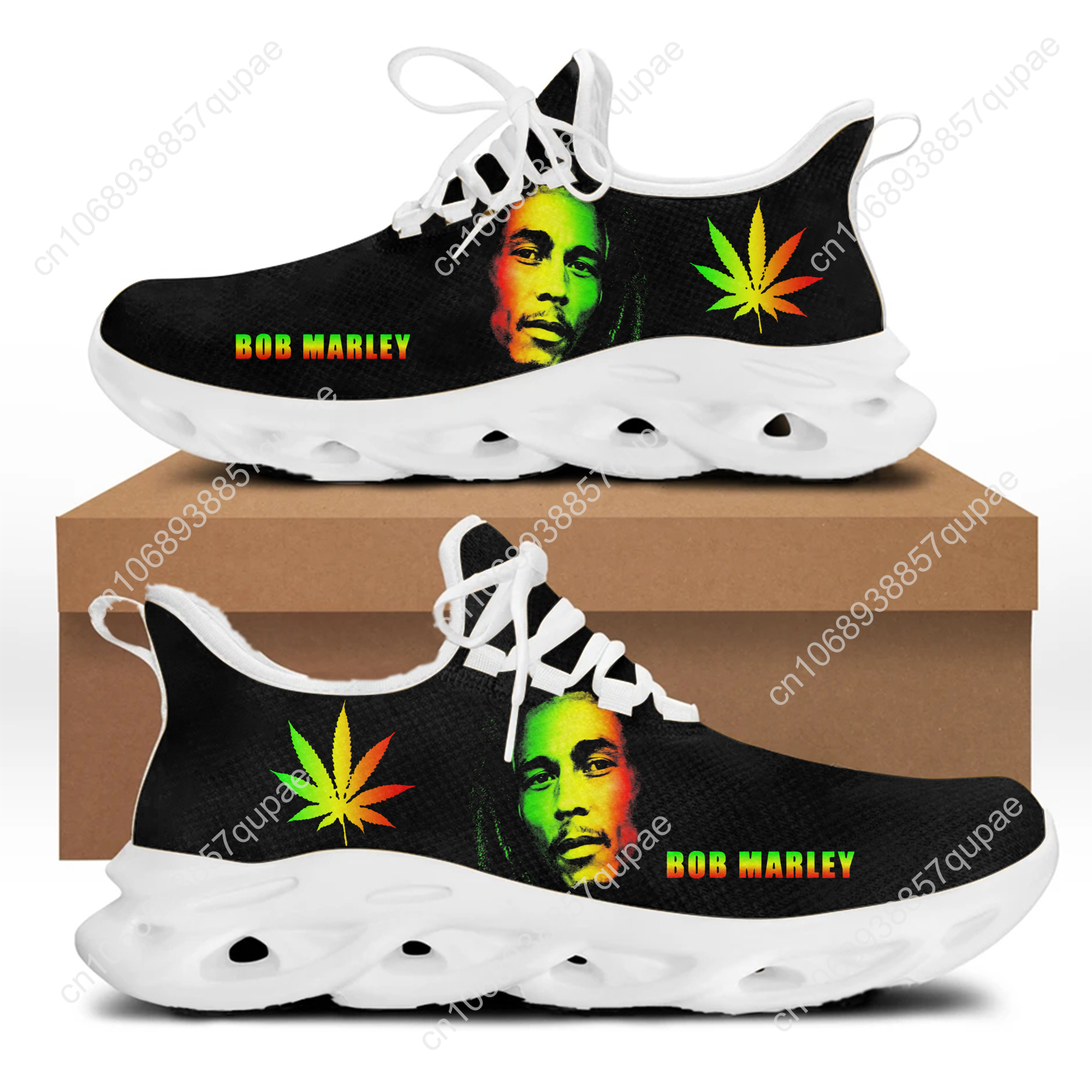 Street Fashion Trends - Bob Marley Design Fashion Casual Flat