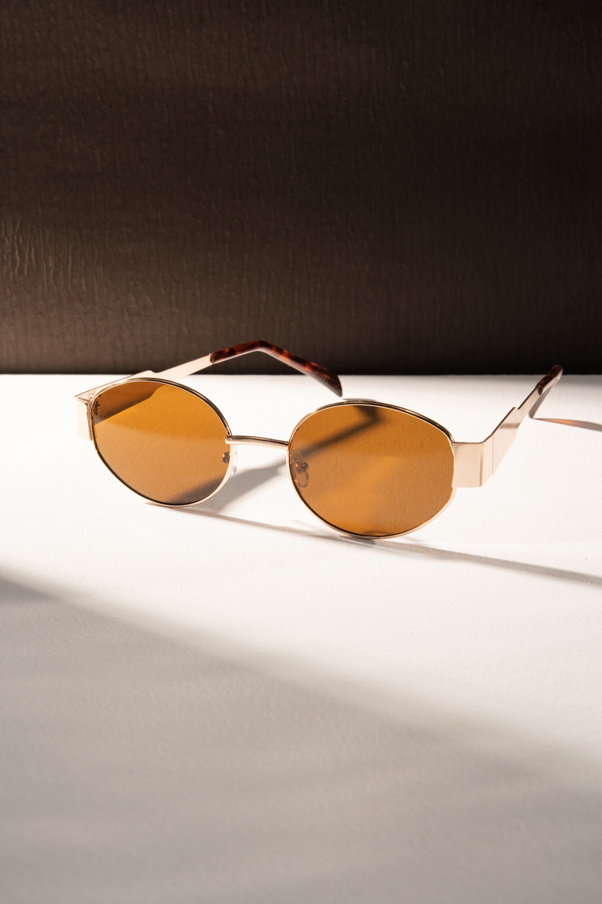 1Pair Unisex Retro Oval Metal  - Street Fashion Luxury recension och pris