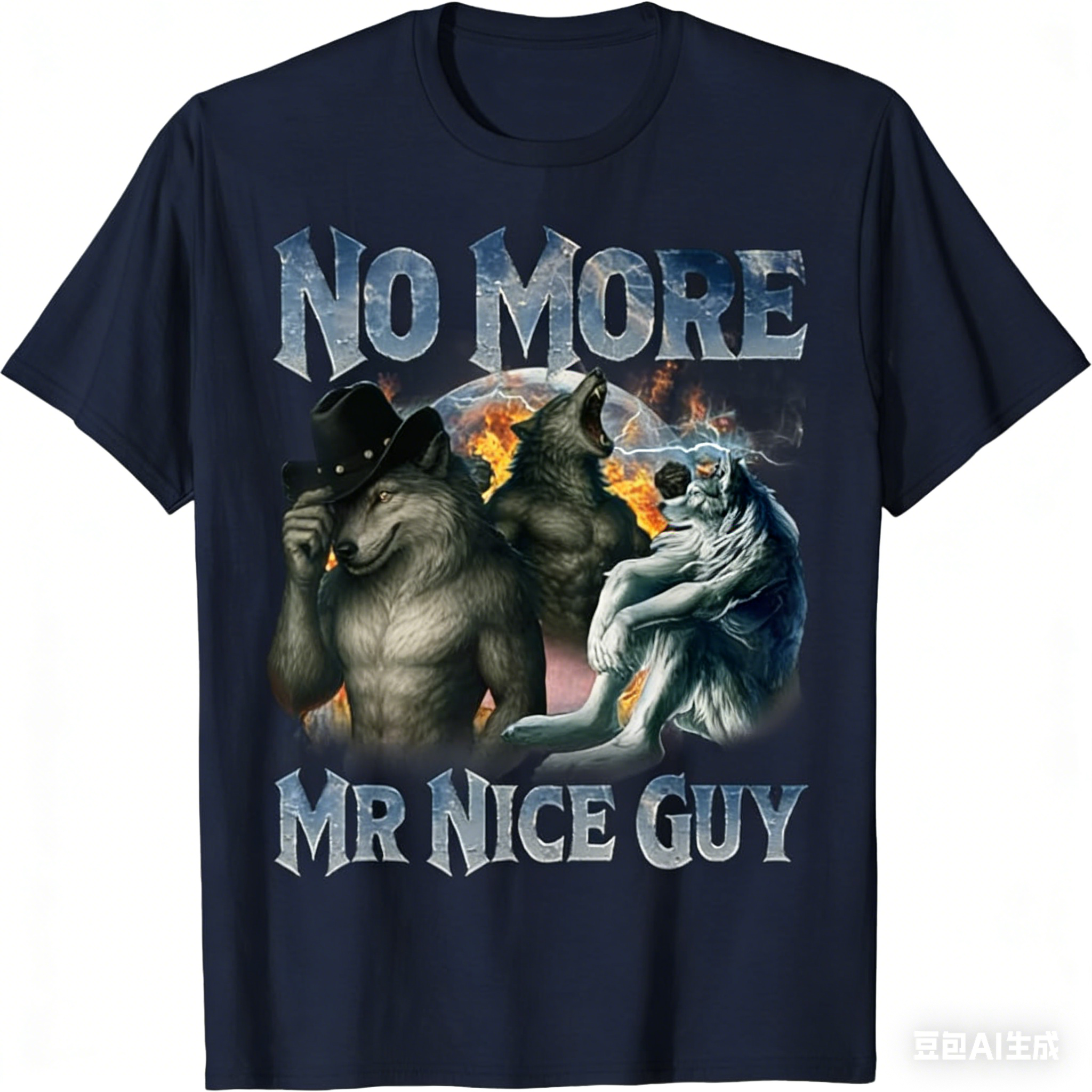No More Mr Nice Guy Funny Alph - Street Fashion For Short Guys recension och pris