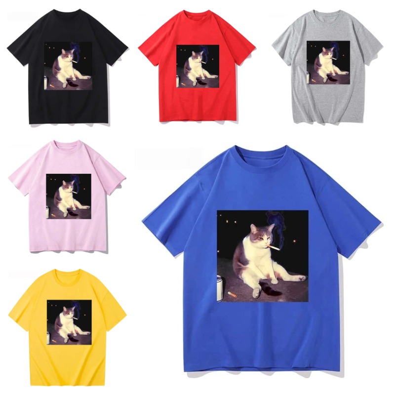 Popular Quirky Cat Mixed T-shi - Quirky Street Fashion recension och pris