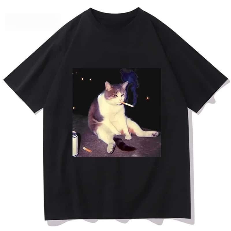 Popular Quirky Cat Mixed T-shi - Quirky Street Fashion recension och pris