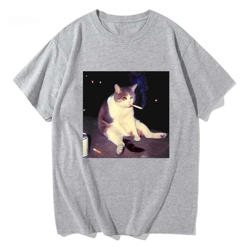 Popular Quirky Cat Mixed T-shi - Quirky Street Fashion recension och pris