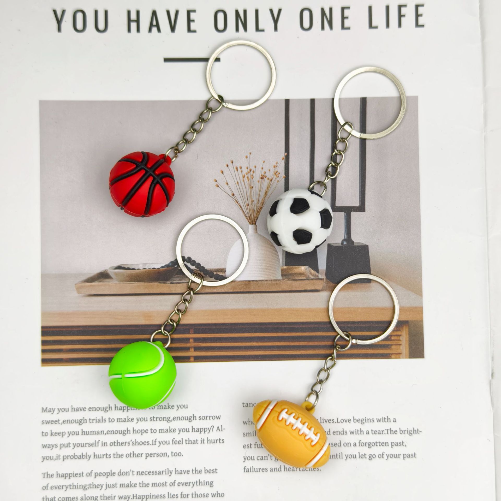 Personality Ball Games Keychai - Street Fashion Game recension och pris