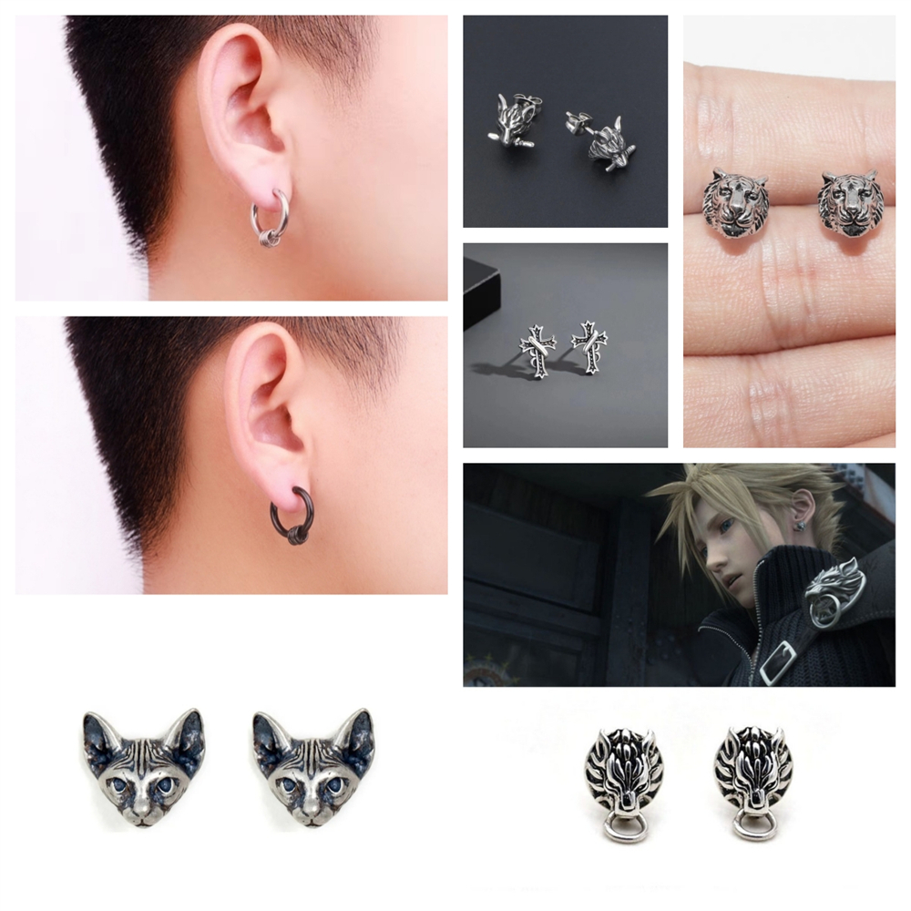 New Simple Men and Women Fashi - Street Fashion Earrings recension och pris