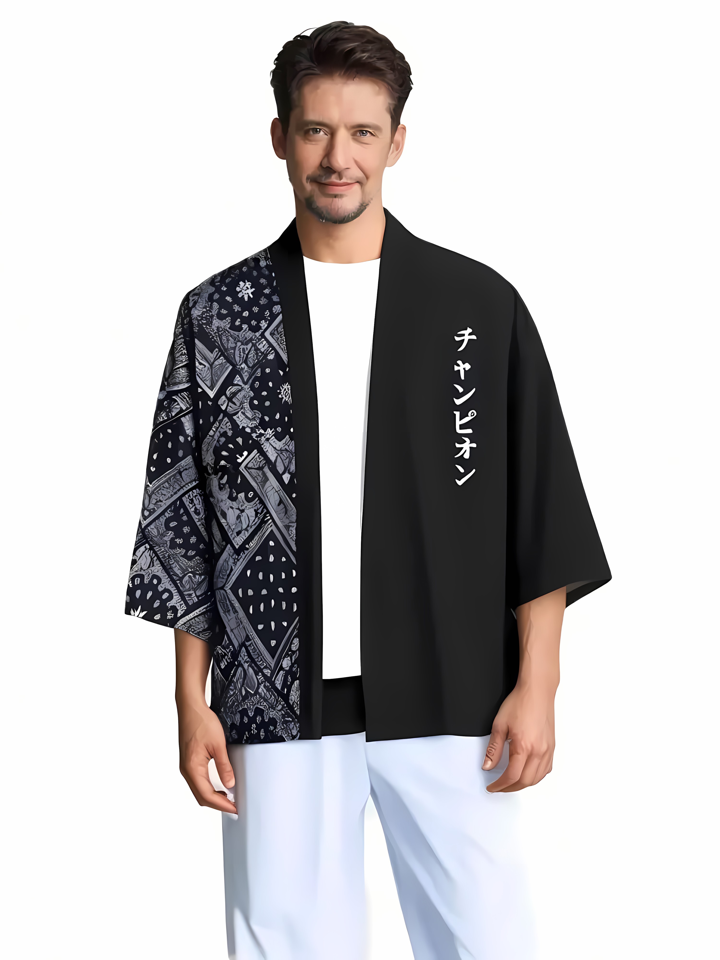 2026 Summer New Men's Kimono w - Street Fashion Kimono recension och pris