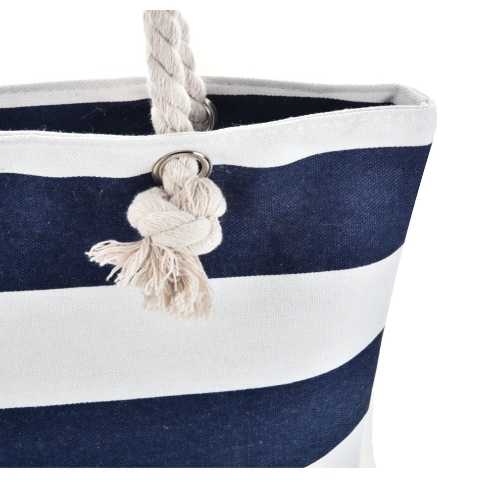 Striped Beach Tote Bag Canvas  - Tote Bag Canvas Print recension och pris