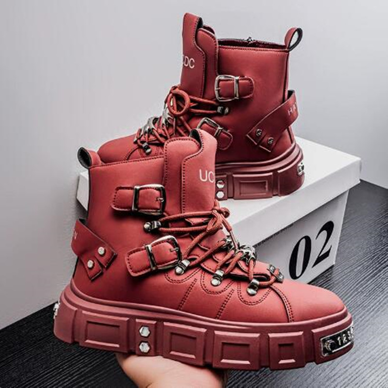 Luxury Rivet Black High top Sn - Street Fashion Luxury recension och pris