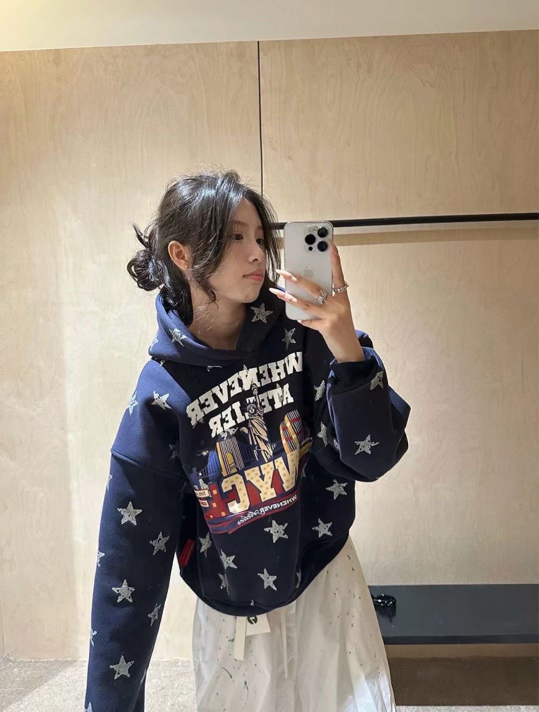 Women's Oversized Hoodie Sweat - Oversized Crewneck Fleece recension och pris