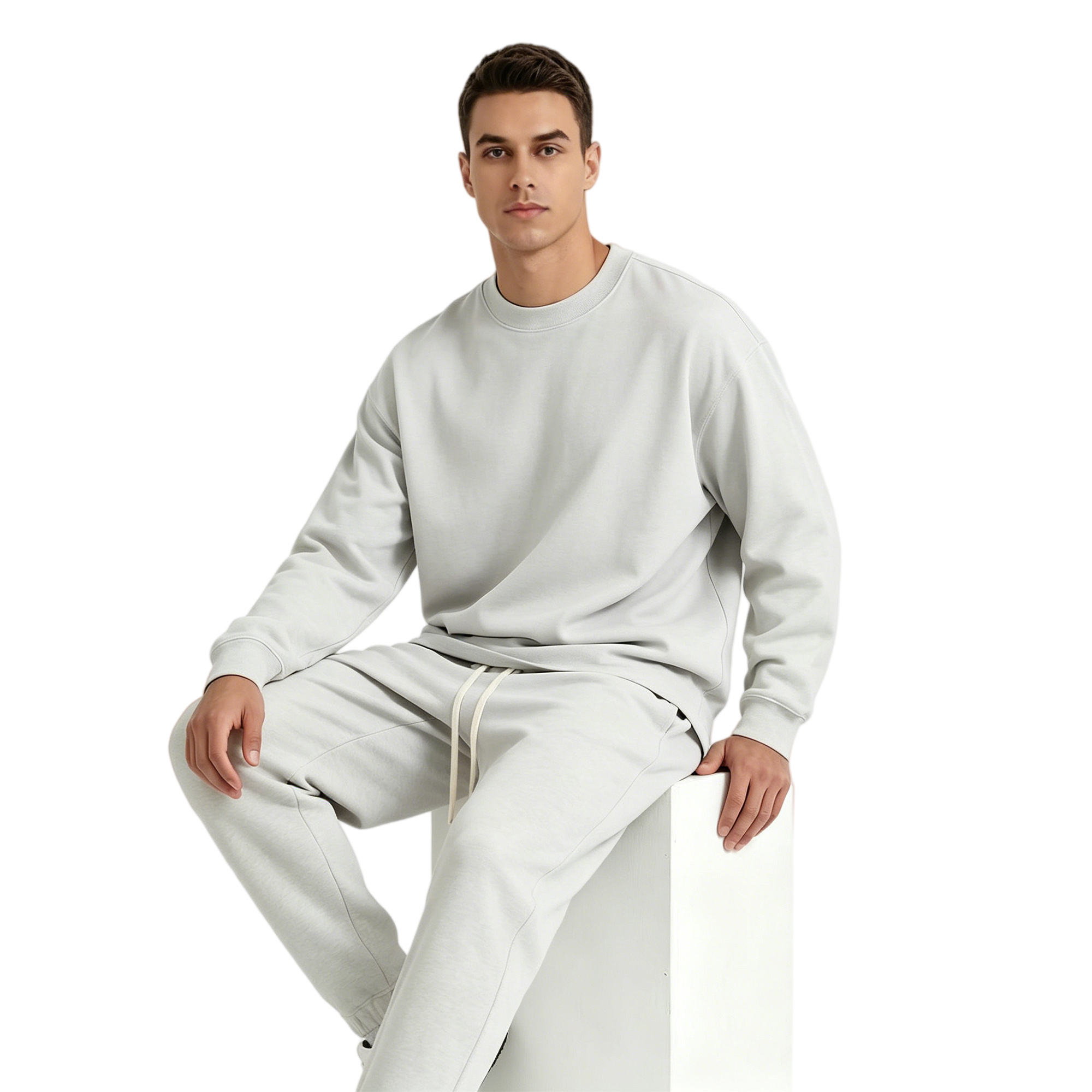 UNITE TOUD Men's Oversize Shea - Oversized Crewneck Fleece recension och pris