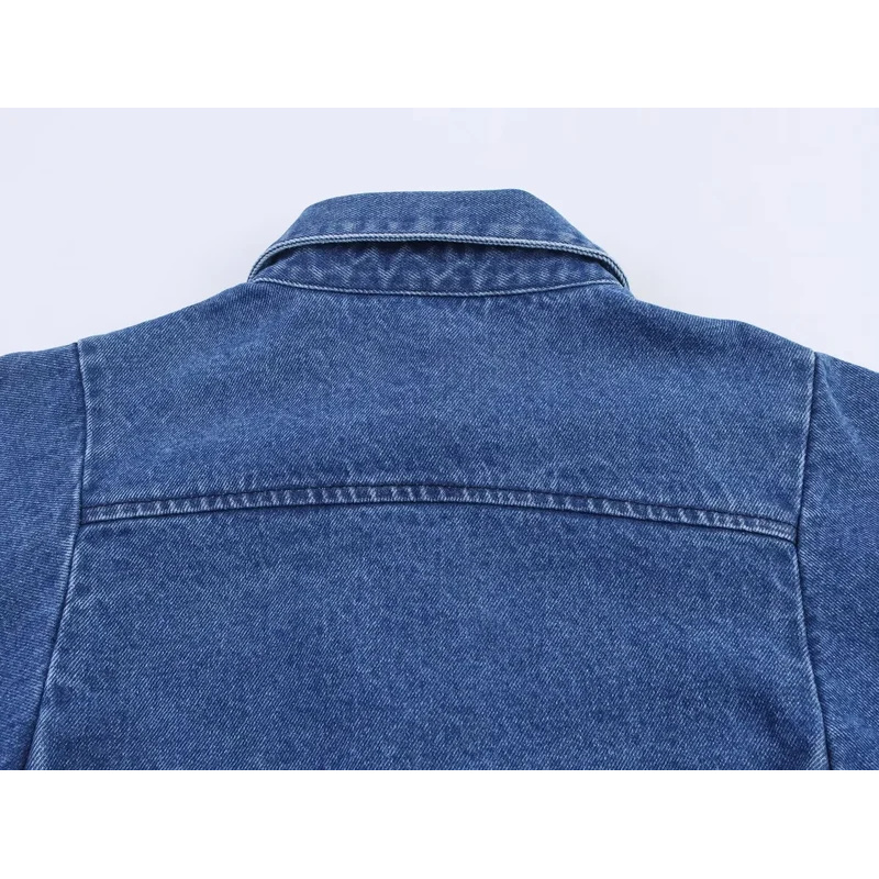 Vintage Denim Shirt for Women  - Street Fashion Kimono recension och pris
