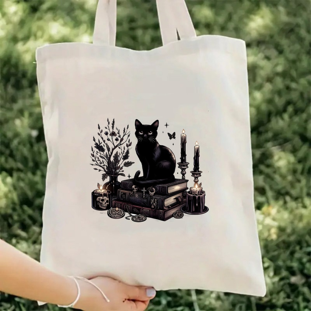 Minimalist Cat Collage Canvas  - Tote Bag Canvas Print recension och pris