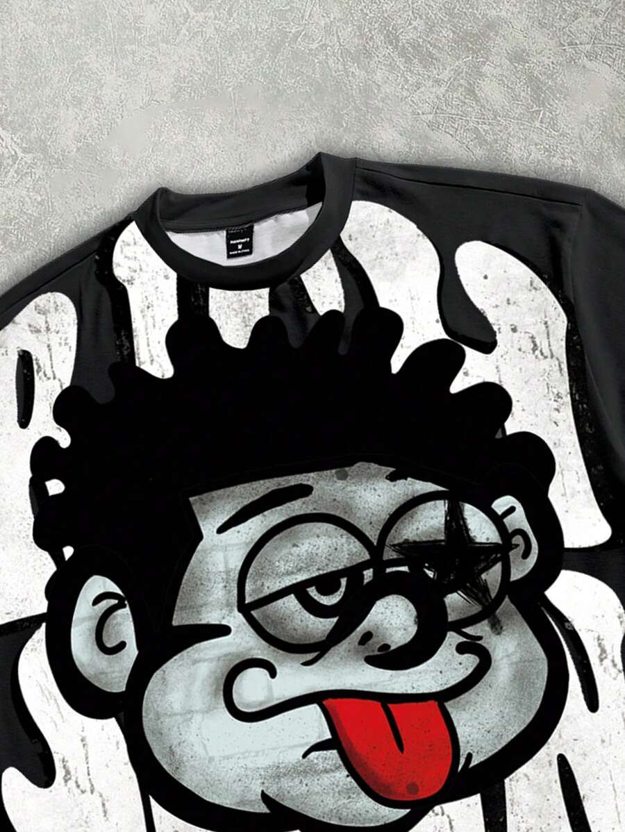 Roghcode Men's Street Loose Di - Quirky Street Fashion recension och pris