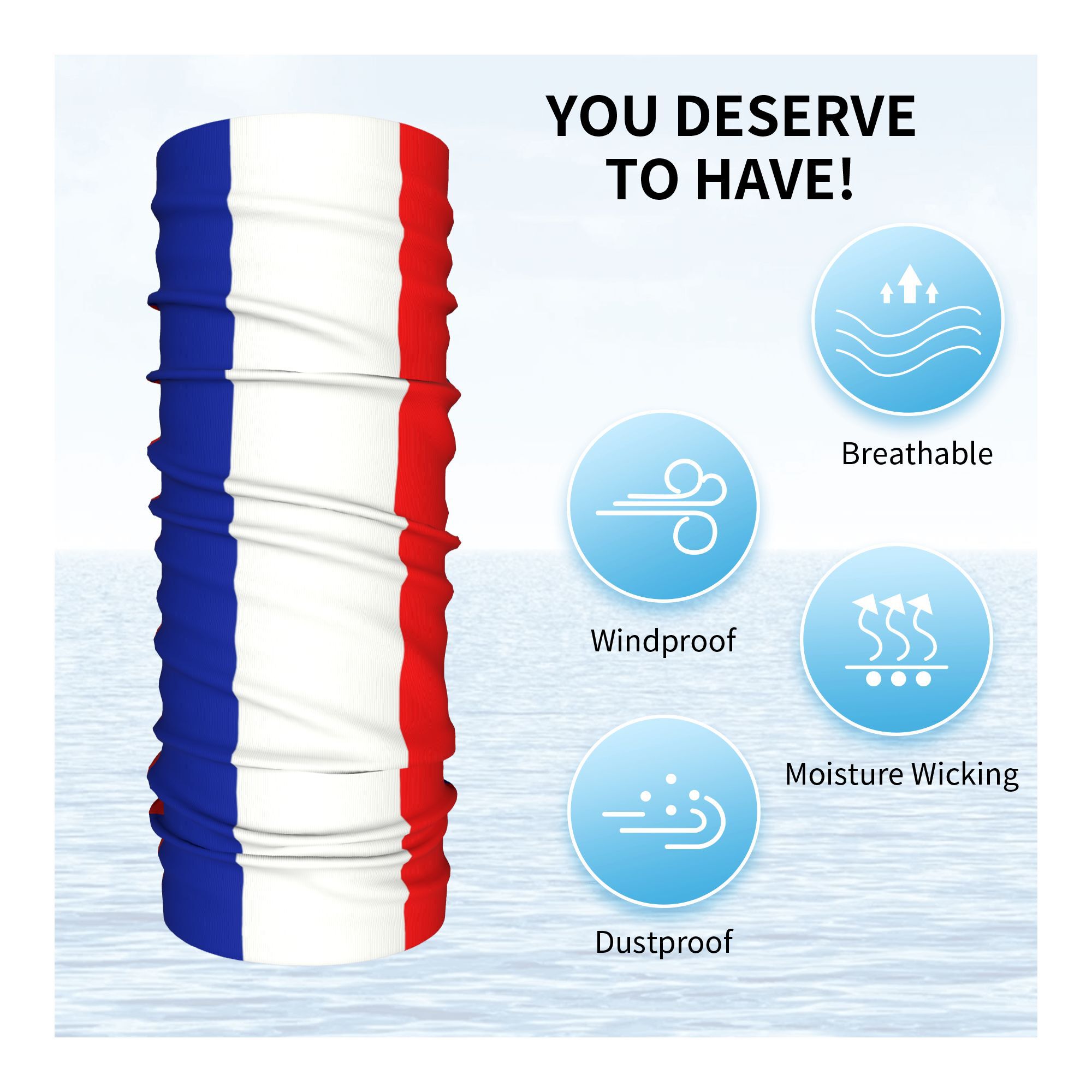 Custom French Flag France Band - French Street Fashion recension och pris