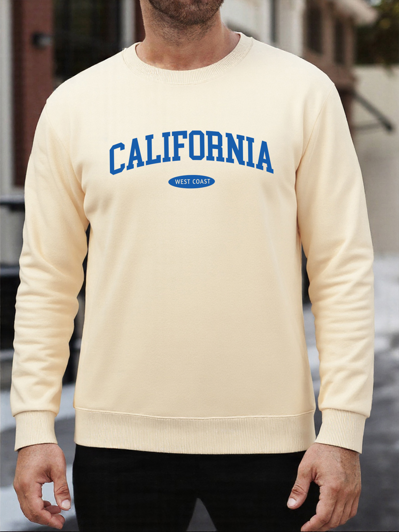Califonia West Coast Design Pu - Oversized Crewneck Fleece recension och pris