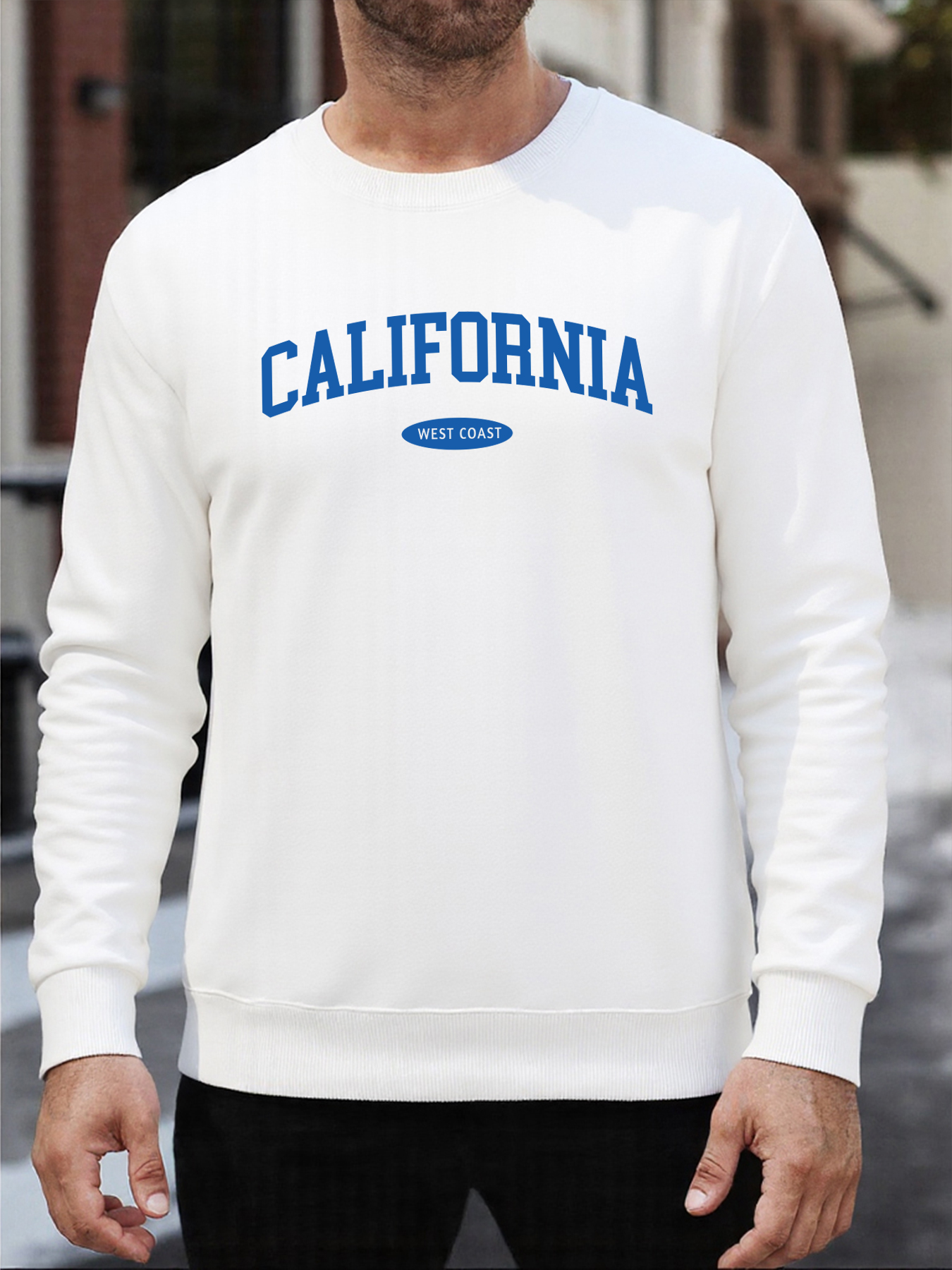 Califonia West Coast Design Pu - Oversized Crewneck Fleece recension och pris