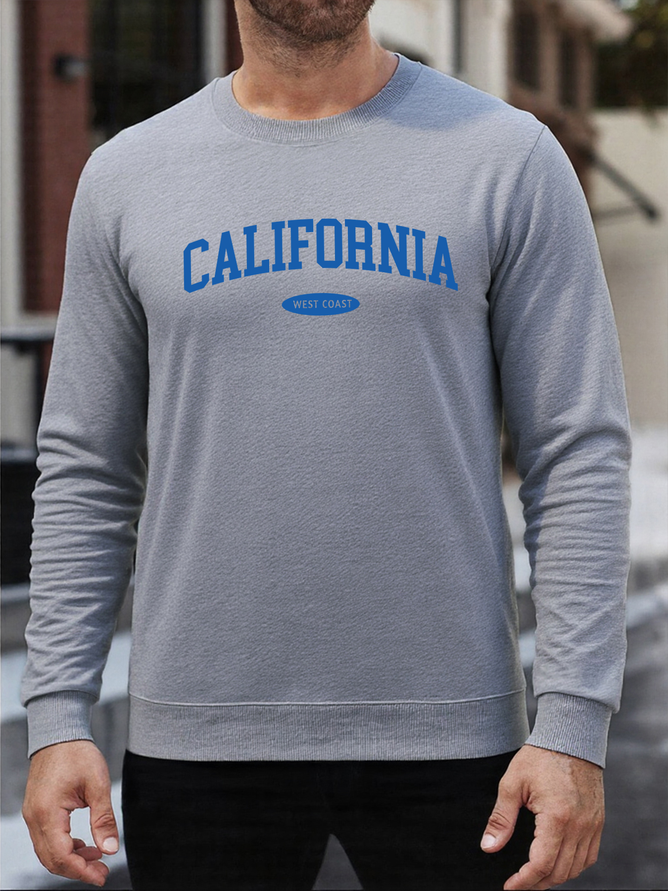 Califonia West Coast Design Pu - Oversized Crewneck Fleece recension och pris