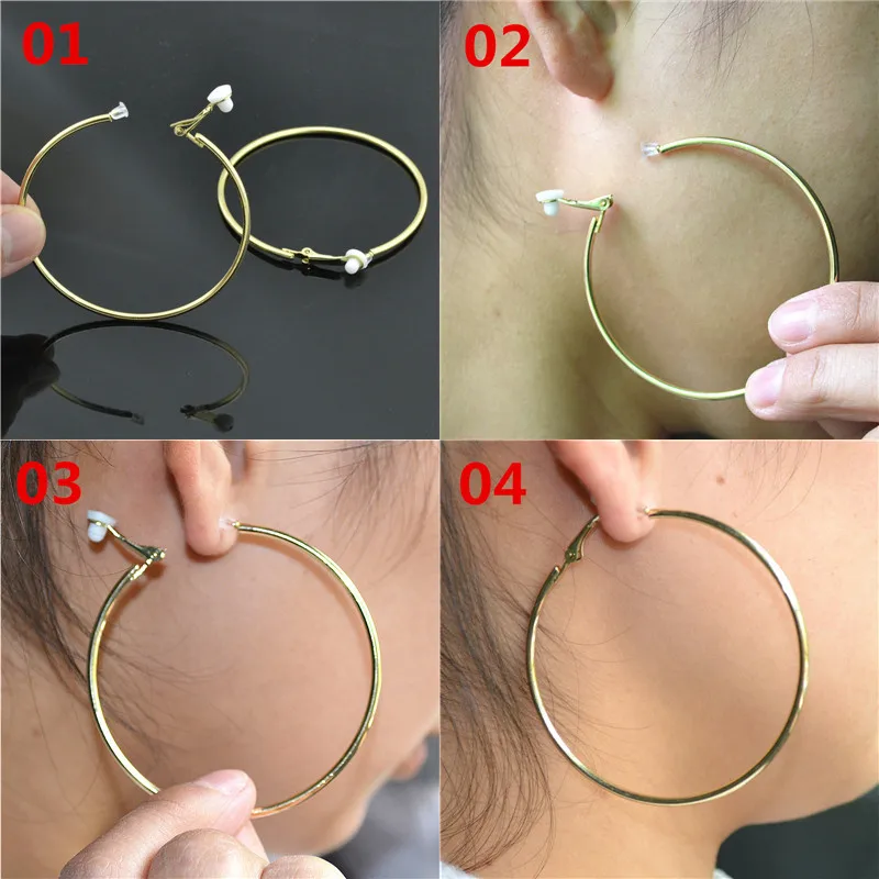Clip on Earrings for Women No  - Street Fashion Earrings recension och pris