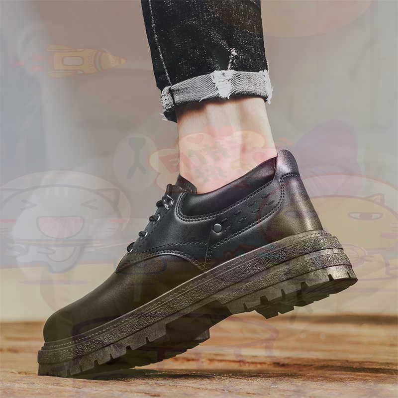 Dark Natural Leather Fashion T - Street Fashion For Short Guys recension och pris