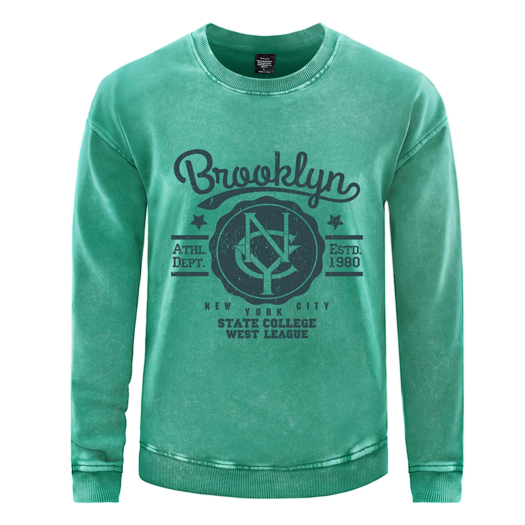 State College West League Man  - Oversized Crewneck Fleece recension och pris