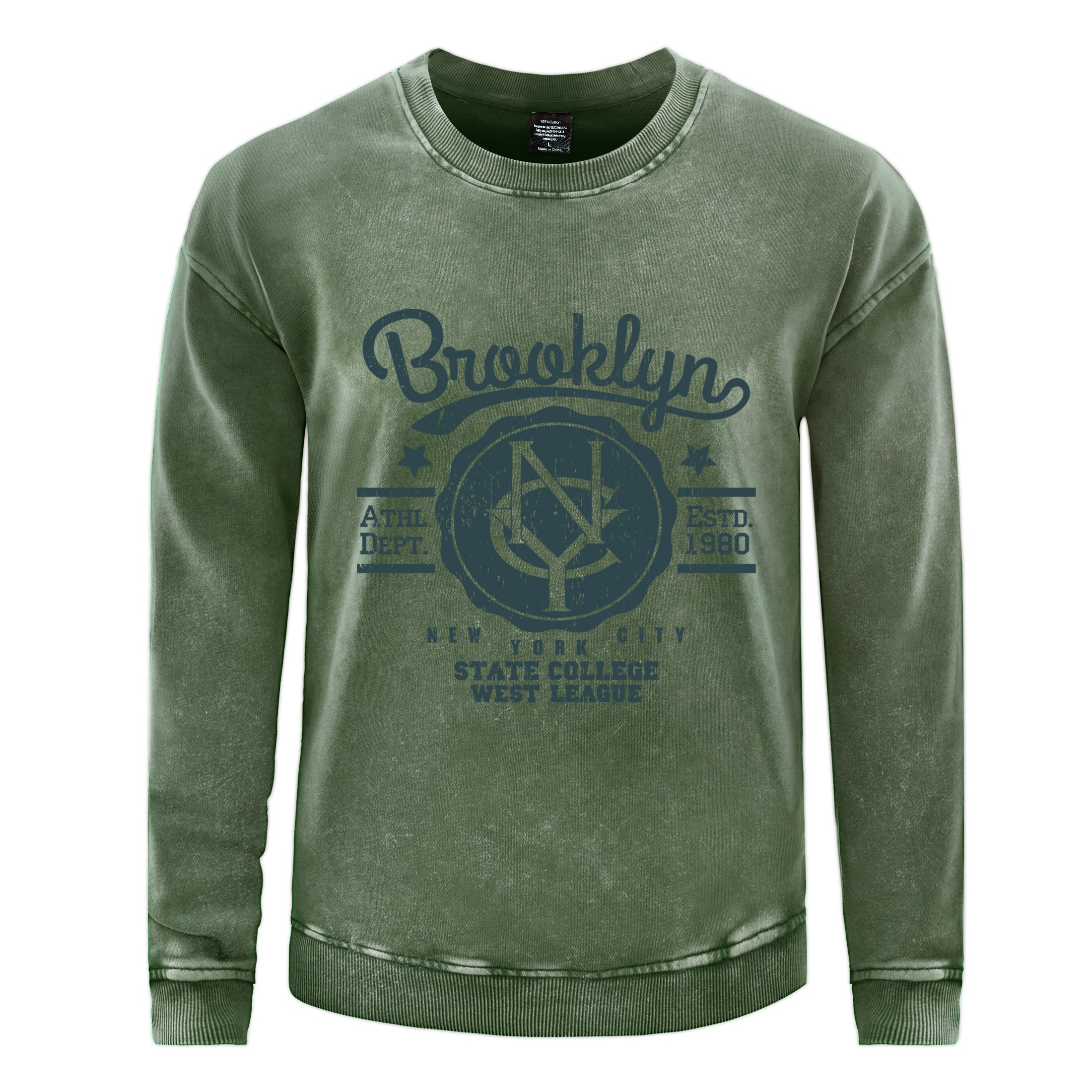 State College West League Man  - Oversized Crewneck Fleece recension och pris