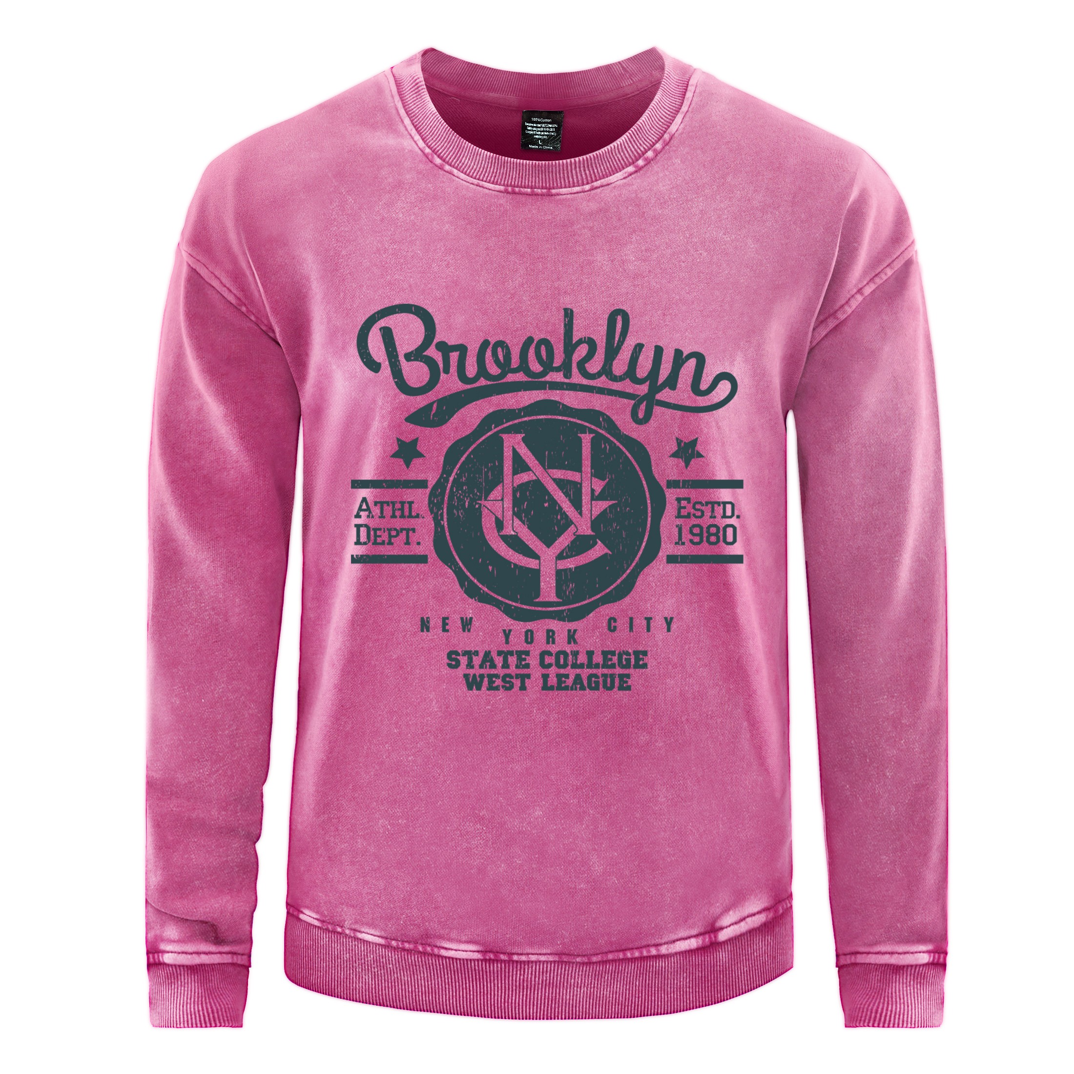 State College West League Man  - Oversized Crewneck Fleece recension och pris