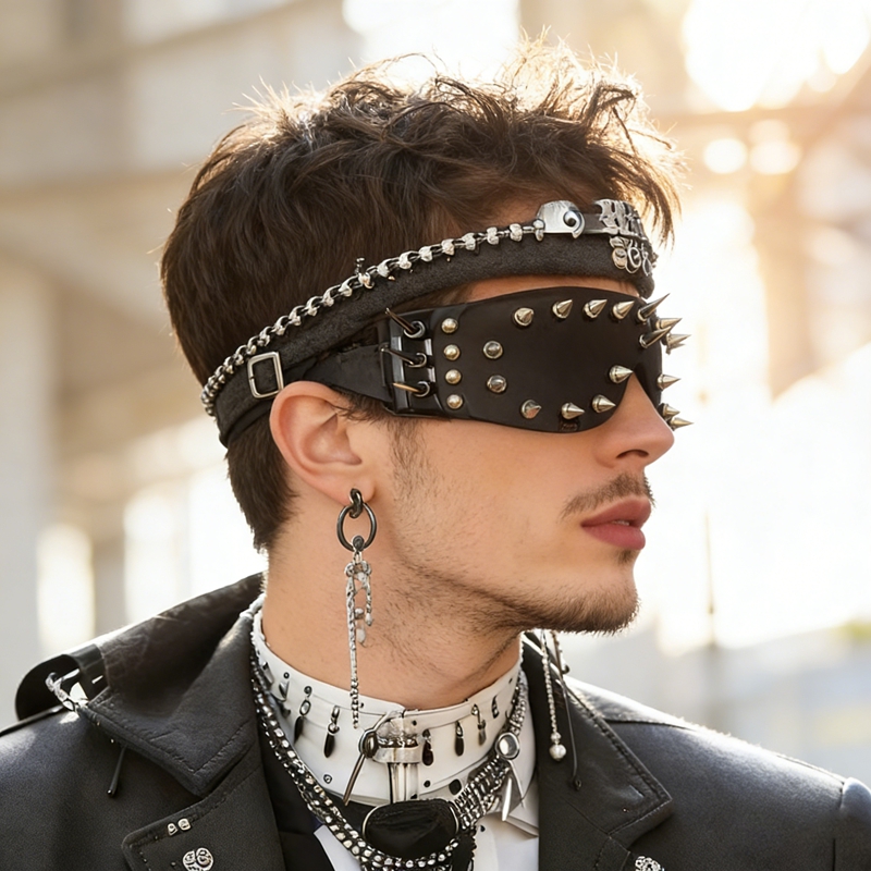 Hip-hop Punk Quirky Rivets Men - Quirky Street Fashion recension och pris