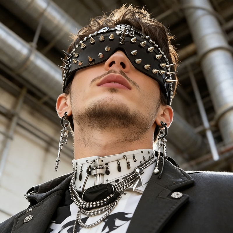 Hip-hop Punk Quirky Rivets Men - Quirky Street Fashion recension och pris