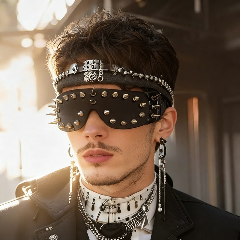 Hip-hop Punk Quirky Rivets Men - Quirky Street Fashion recension och pris
