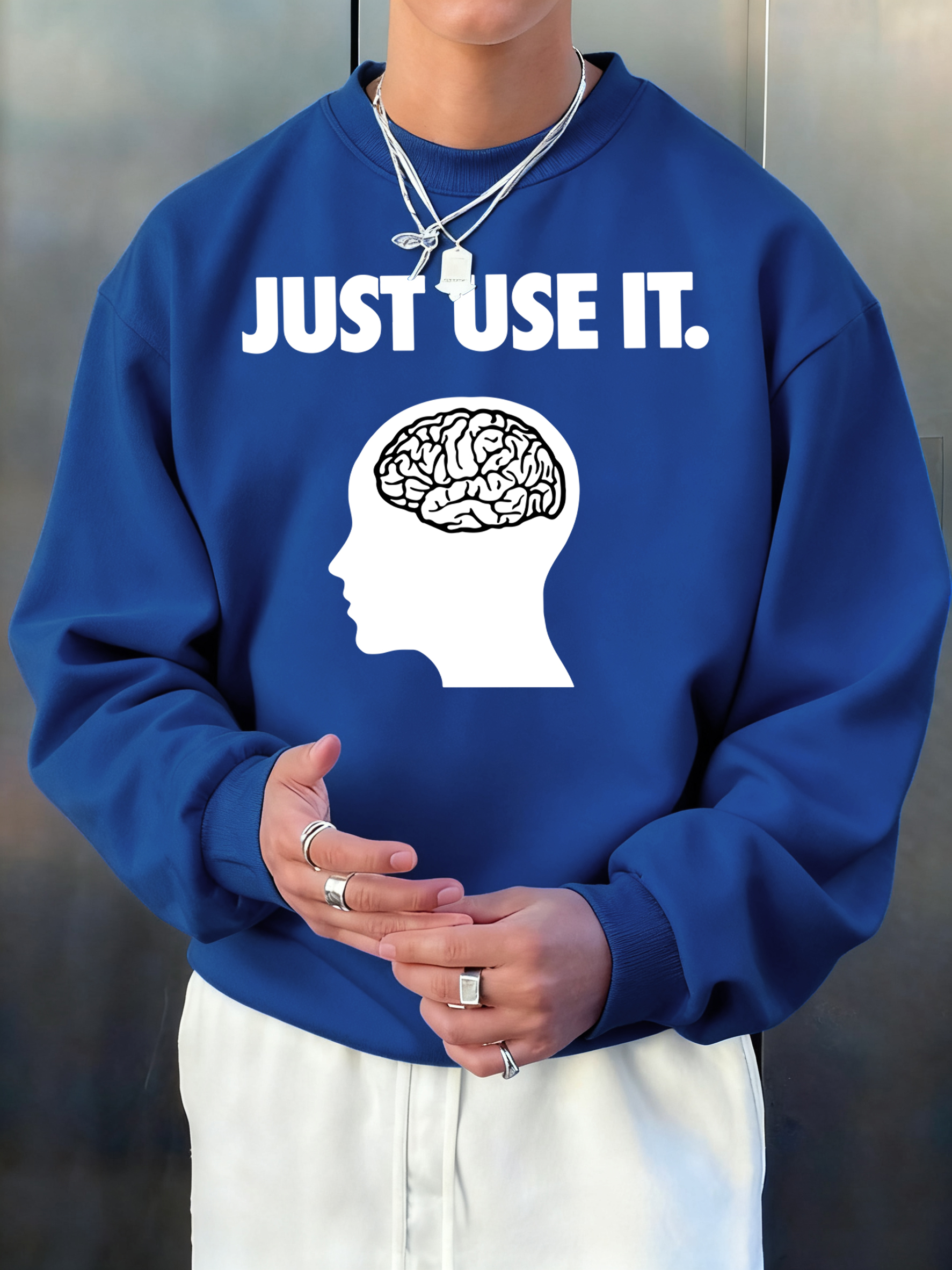 Brain Just Use It   Print Male - Street Fashion Elements recension och pris