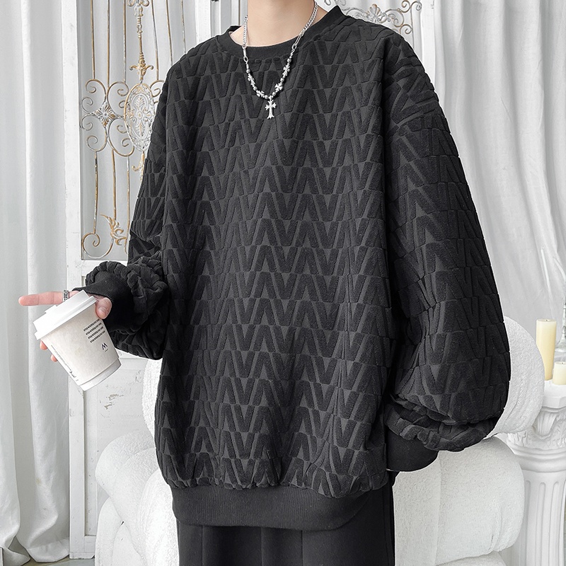 Trendy Oversize Men's Crew Nec - Oversized Crewneck Fleece recension och pris