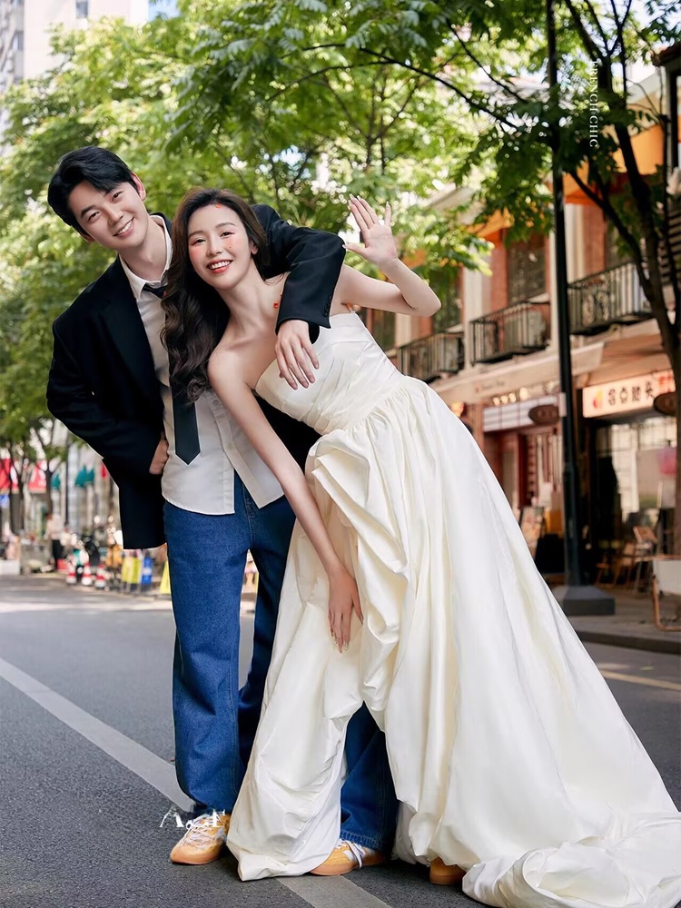 Korean Style Denim Young Coupl - Street Fashion Couple recension och pris