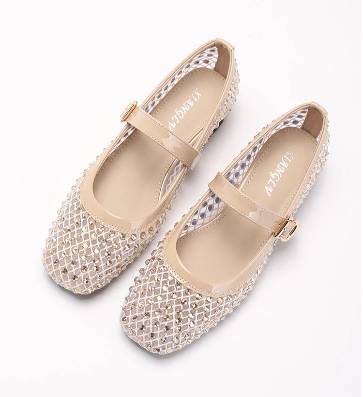 ZAROY Rhinestone Mesh Ballet F - Street Fashion Luxury recension och pris