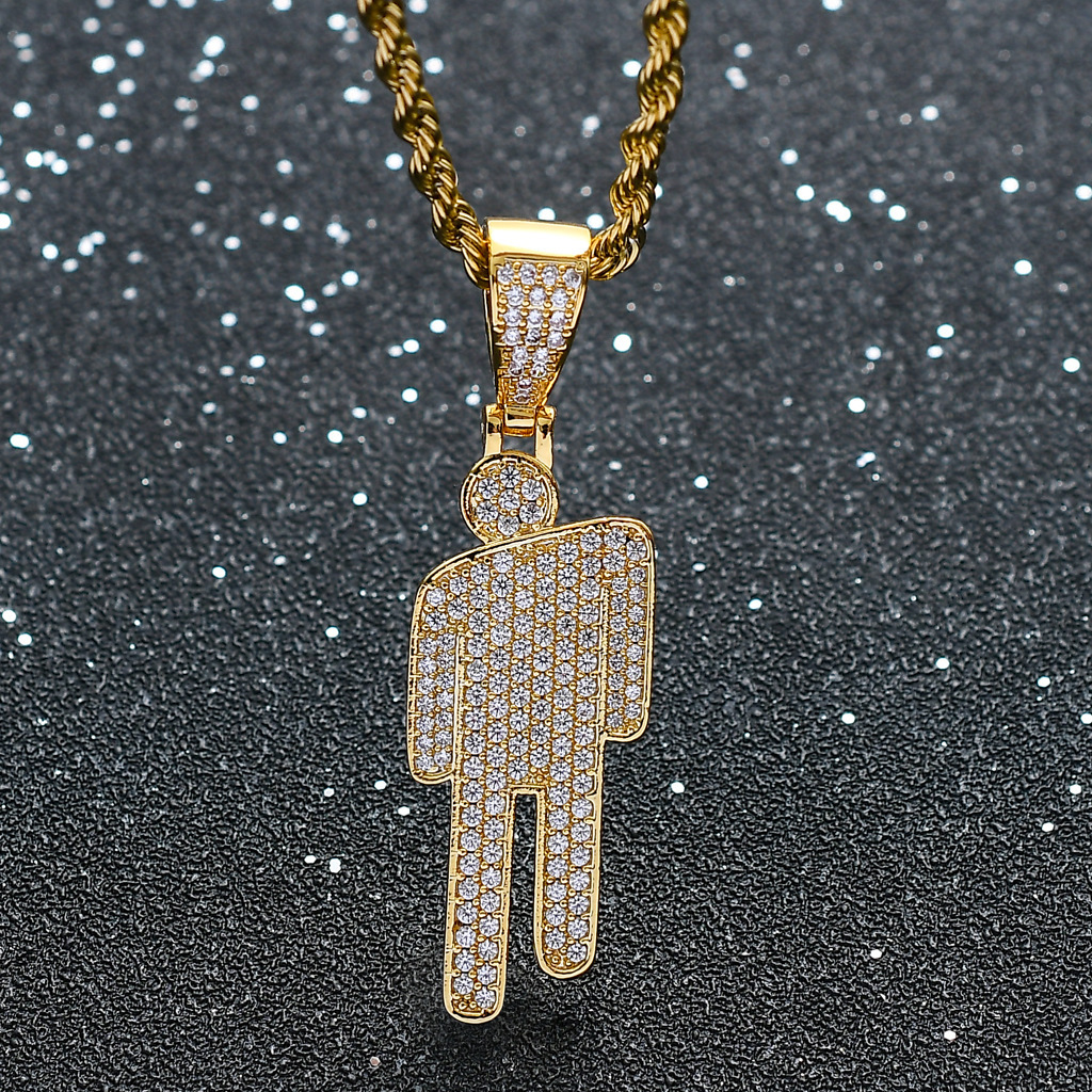 Hip Hop Necklace Stainless Ste - Street Fashion Couple recension och pris