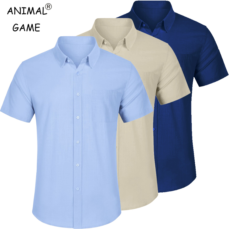 Summer Men's Short Sleeve Cott - Street Fashion Game recension och pris