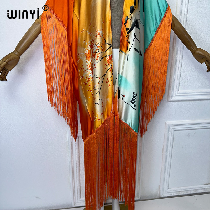 WINYI tassels kimono cover-up  - Street Fashion Kimono recension och pris