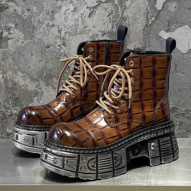 New trendy men thick soled hig - Street Fashion Trends recension och pris