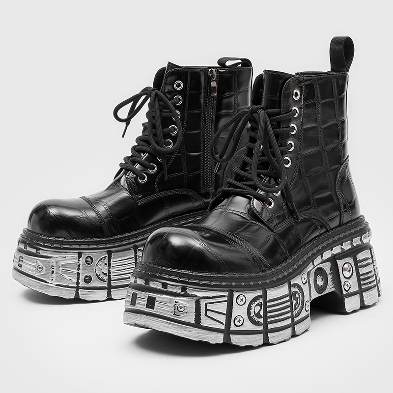 New trendy men thick soled hig - Street Fashion Trends recension och pris