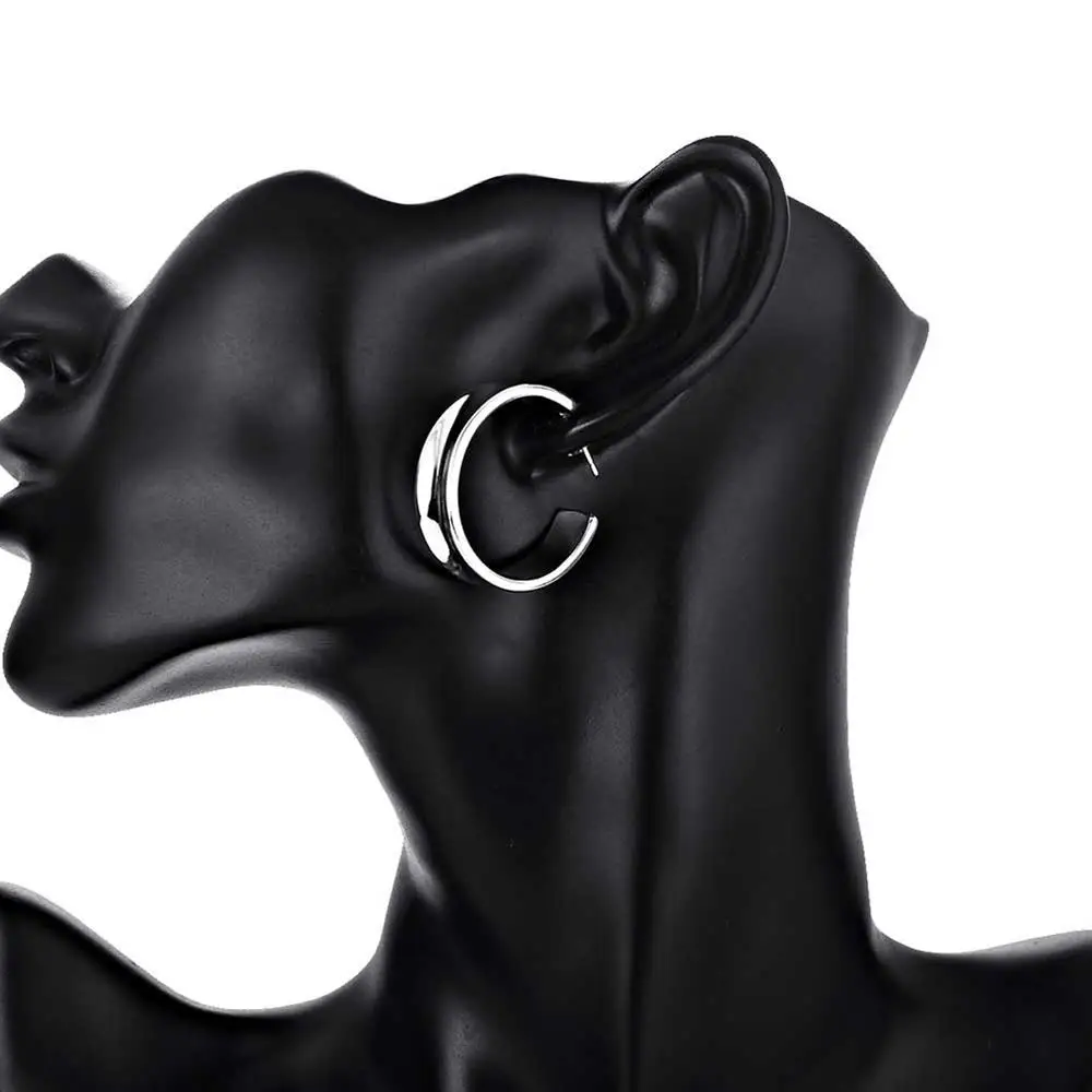 925 Sterling Silver Beautiful  - Street Fashion Earrings recension och pris