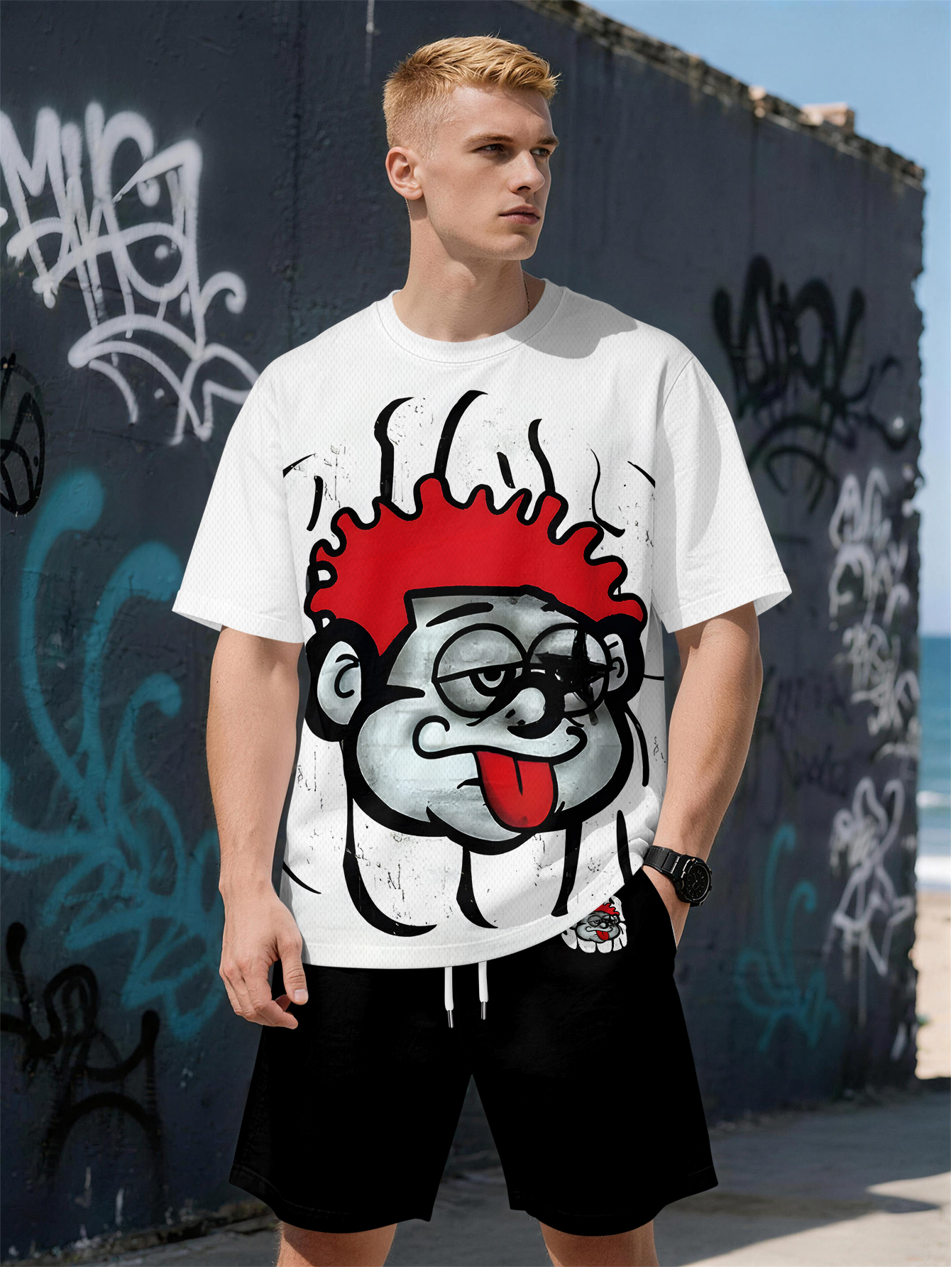 2026 Summer New Men's Short-Sl - Street Fashion Trends recension och pris