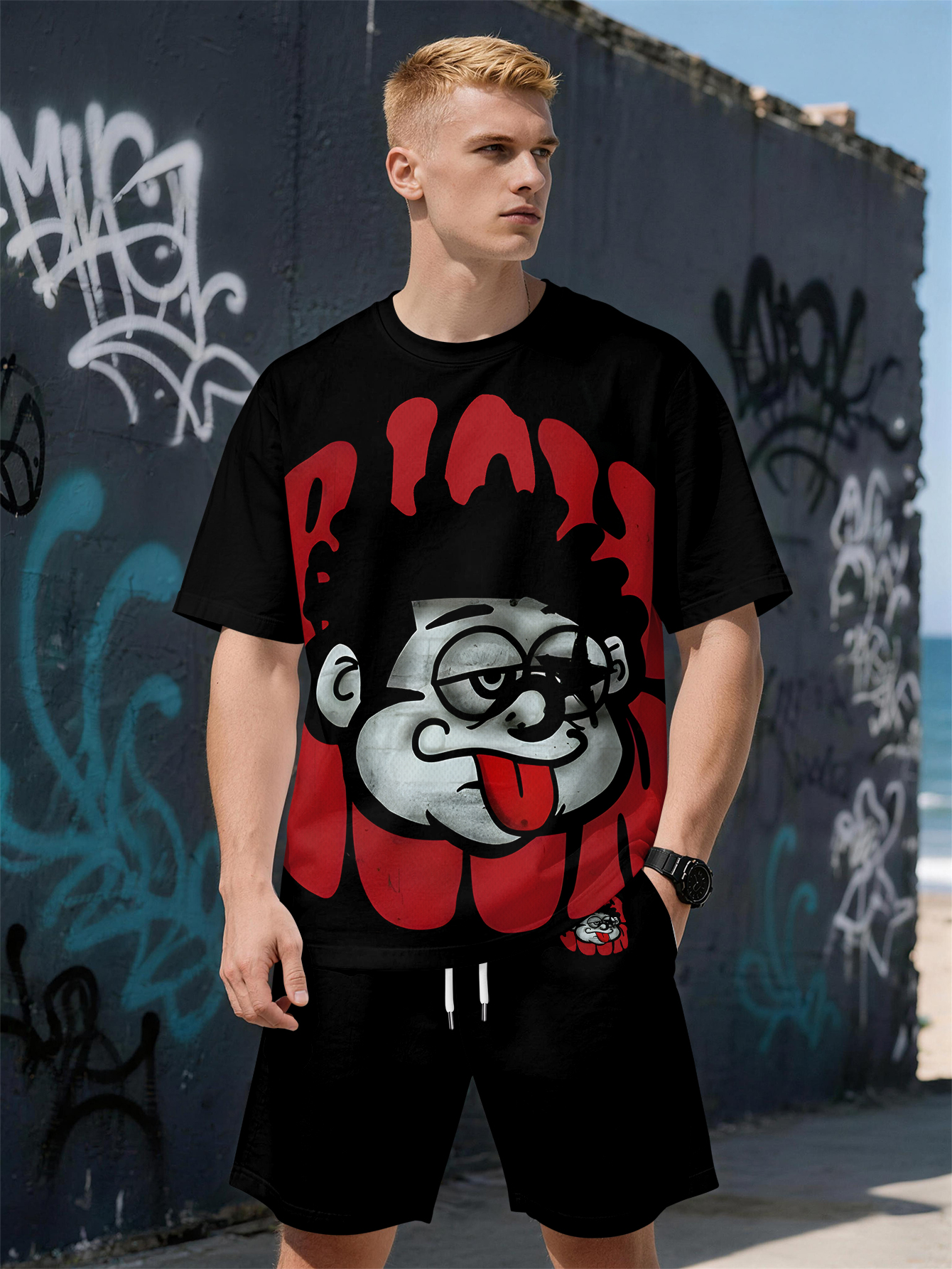 2026 Summer New Men's Short-Sl - Street Fashion Trends recension och pris