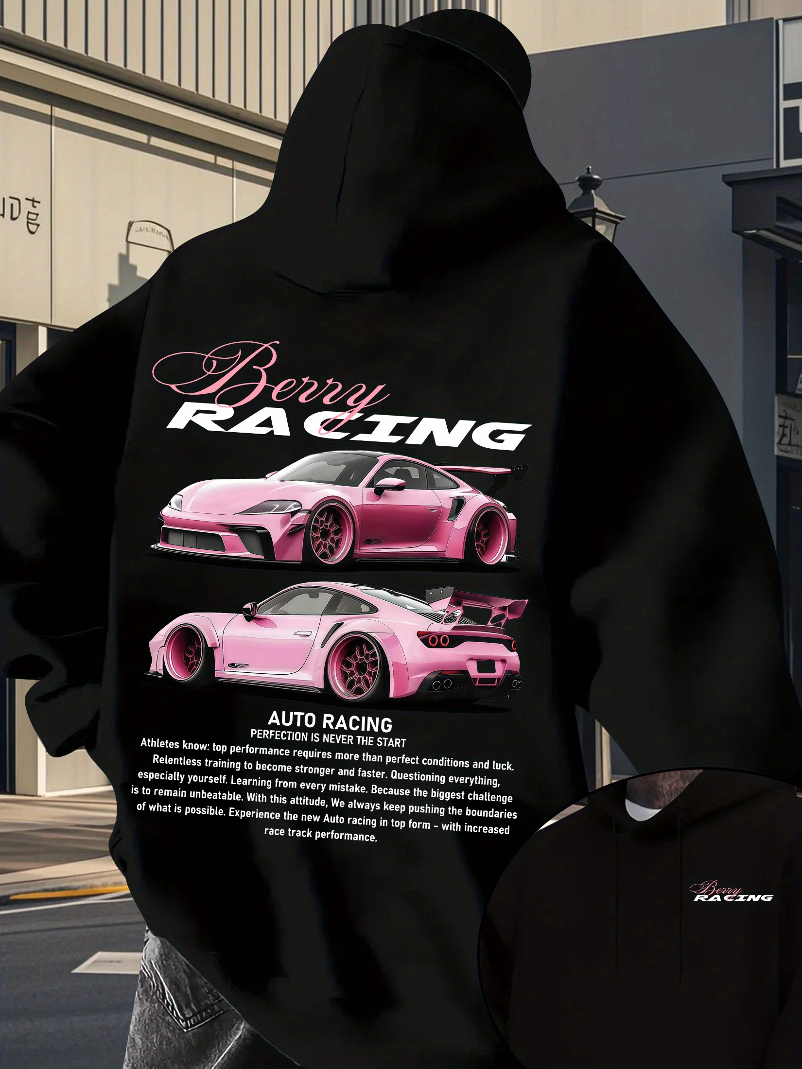 Men's Instagram style car prin - Street Fashion Elements recension och pris