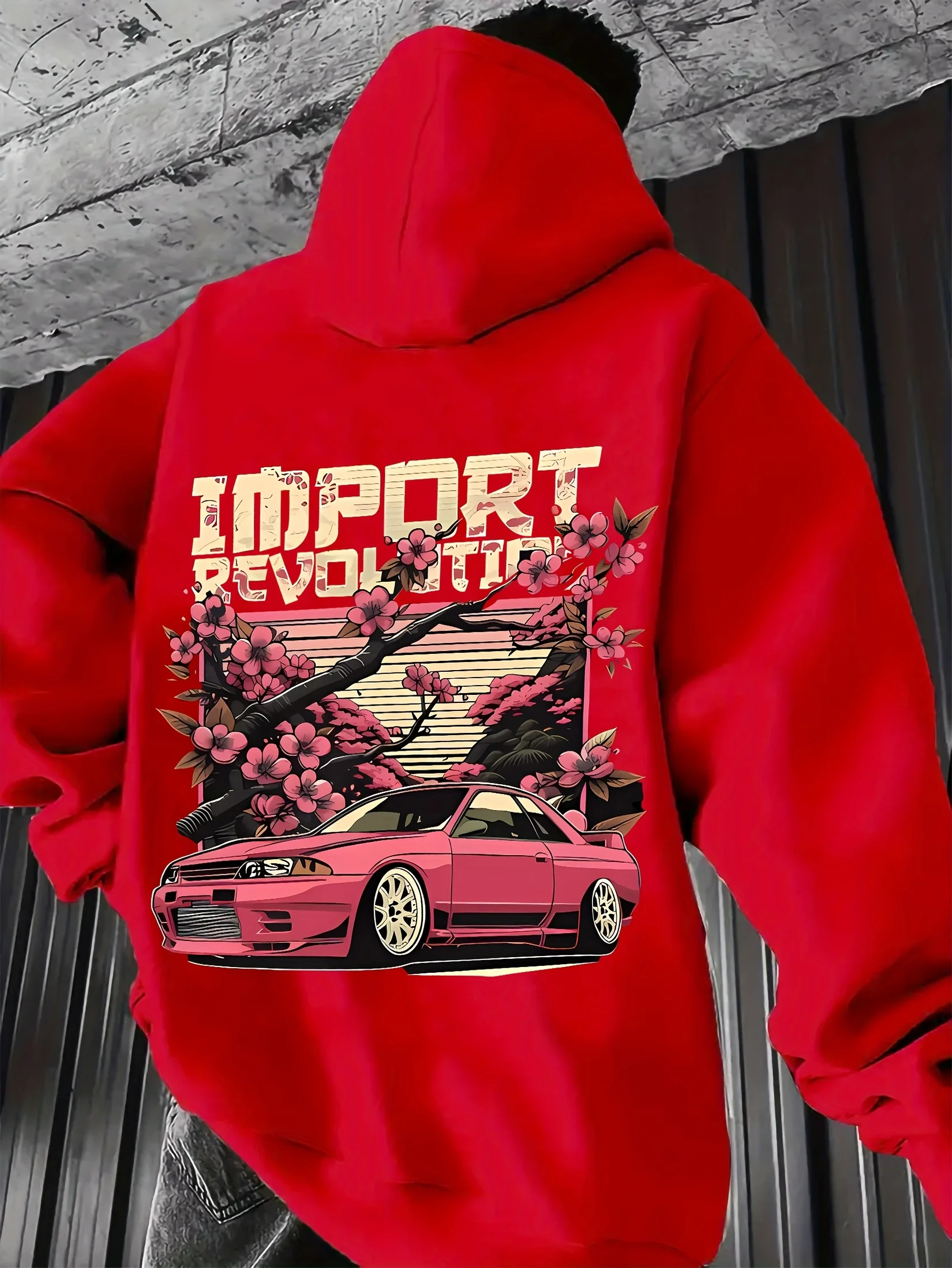 Men's Instagram style car prin - Street Fashion Elements recension och pris