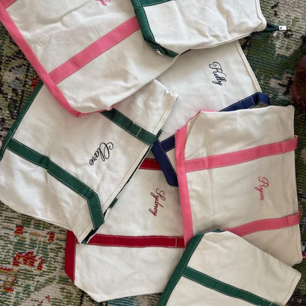 Embroidered Name Tote Bag, Fas - Tote Bag Canvas Print recension och pris