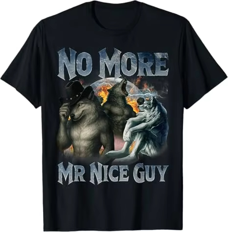 No More Mr Nice Guy Funny Alph - Street Fashion For Short Guys recension och pris