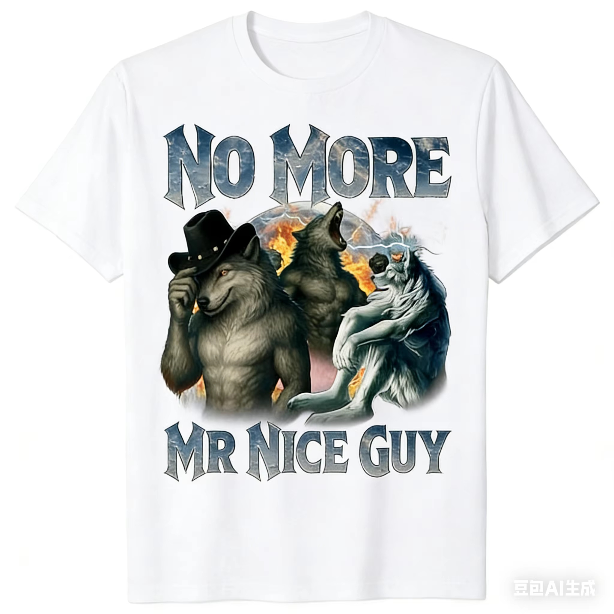 No More Mr Nice Guy Funny Alph - Street Fashion For Short Guys recension och pris