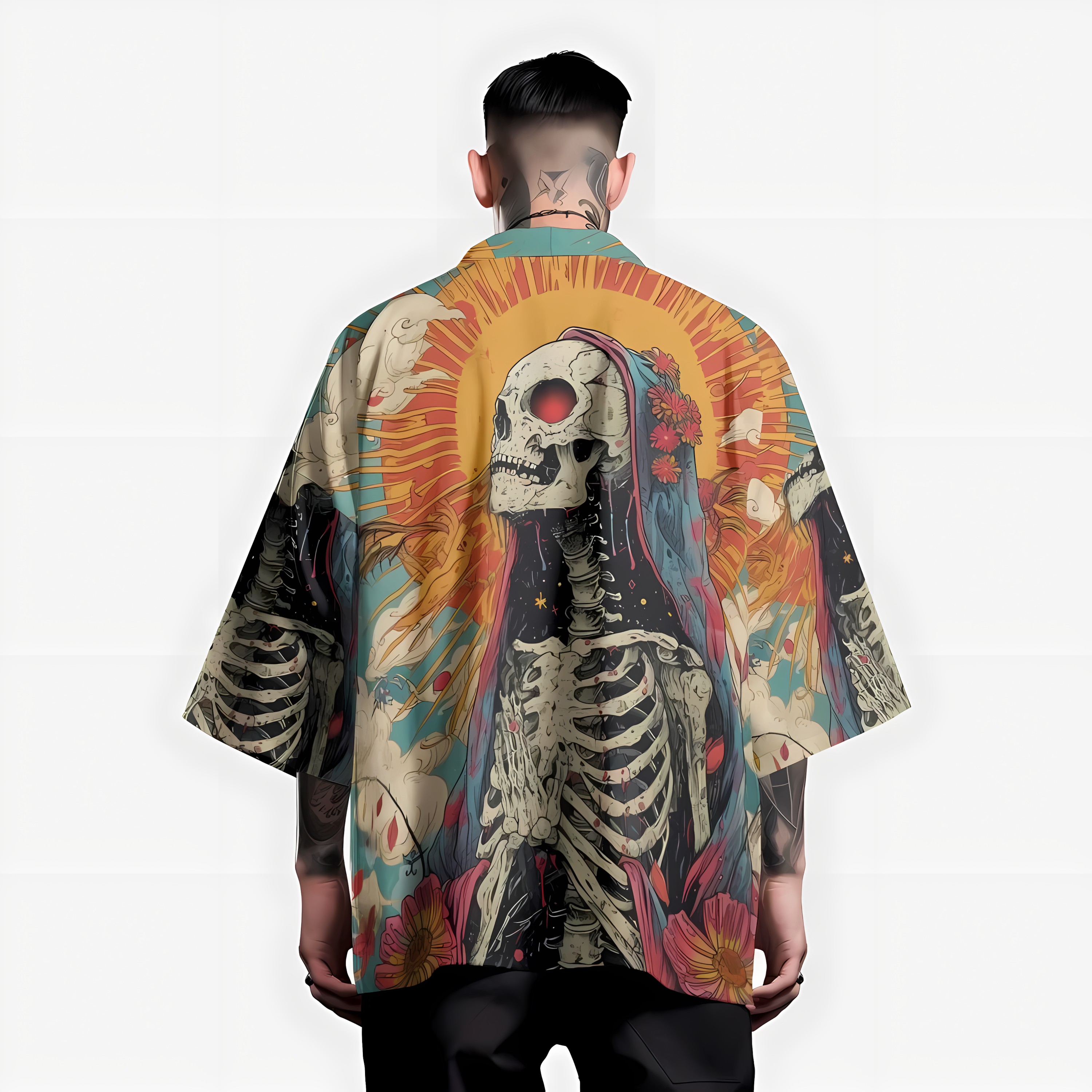 2026 Summer New Men's Kimono w - Street Fashion Kimono recension och pris