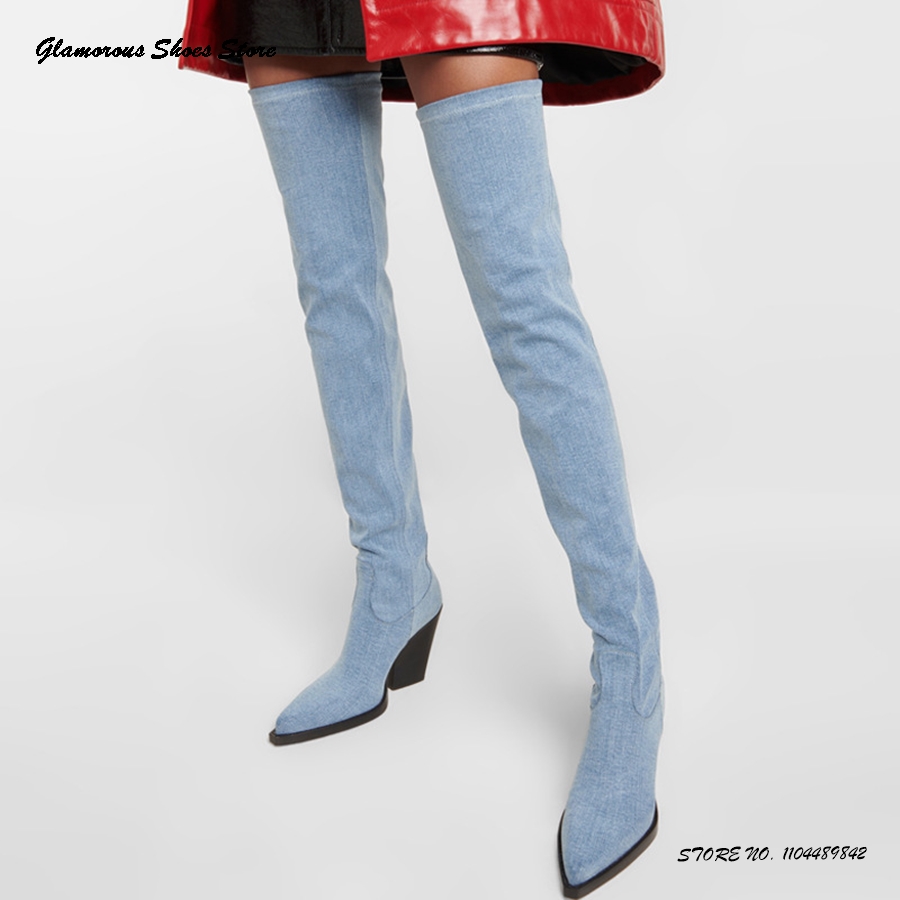 Fashion Stretch Over-the-knee  - Street Fashion Trends recension och pris