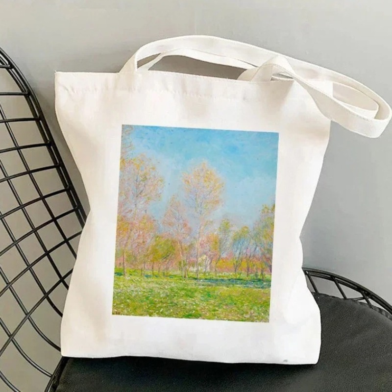 Kawaii Harajuku Monet Water Li - Tote Bag Canvas Print recension och pris